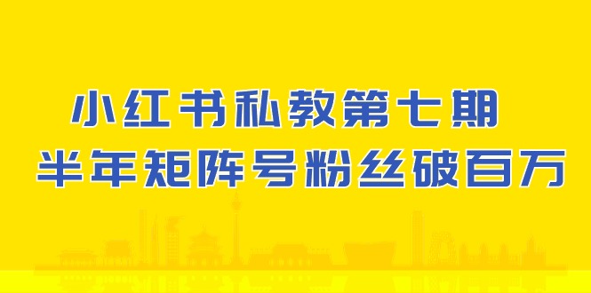 (10650期）小红书-私教第七期，小红书90天涨粉18w，1周涨粉破万 半年矩阵号粉丝破百万-新星起源