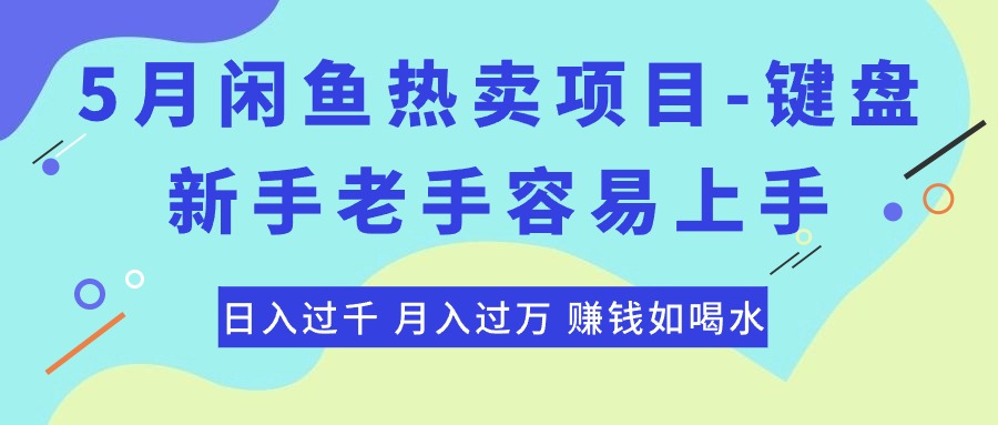 （10749期）最新闲鱼热卖项目-键盘，新手老手容易上手，日入过千，月入过万，赚钱…-新星起源