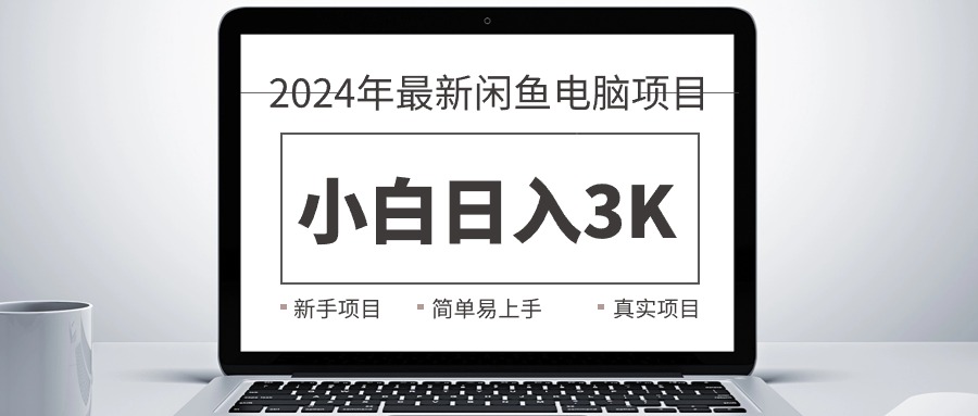 （10845期）2024最新闲鱼卖电脑项目，新手小白日入3K+，最真实的项目教学-新星起源