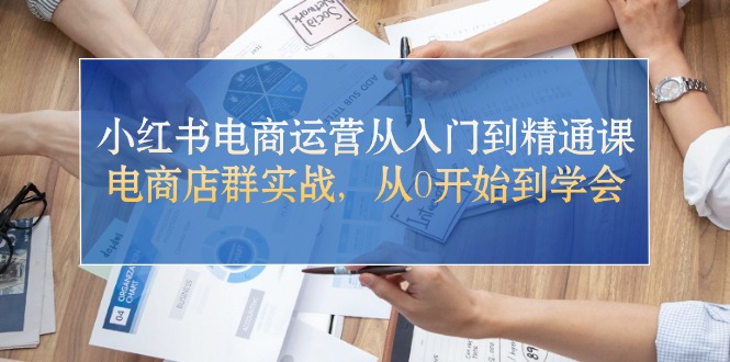 （10937期）小红书电商运营从入门到精通课，电商店群实战，从0开始到学会-新星起源