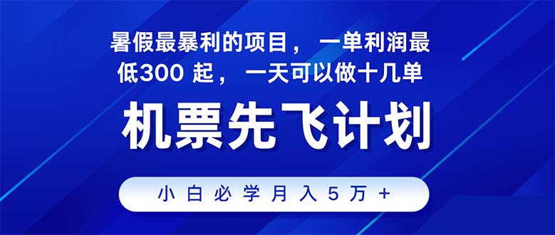 （11050期）2024暑假最赚钱的项目，暑假来临，正是项目利润高爆发时期。市场很大，…-新星起源