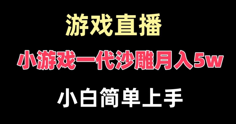 玩小游戏一代沙雕月入5w，爆裂变现，快速拿结果，高级保姆式教学【揭秘】-新星起源