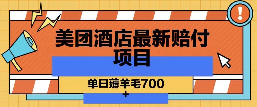 美团酒店最新赔付项目，单日薅羊毛700+【仅揭秘】-新星起源