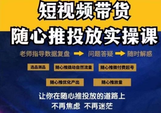 2024好物分享随心推投放实操课，随心推撬动自然流量/微付费起号/优化产出-新星起源