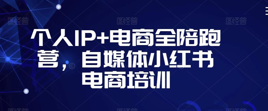 个人IP+电商全陪跑营，自媒体小红书电商培训-新星起源