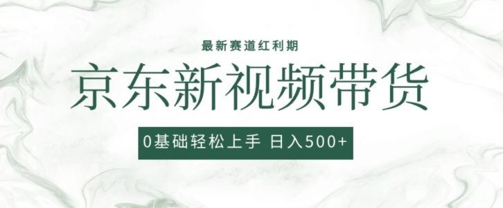 2024最新京东视频带货项目，最新0粉强开无脑搬运爆款玩法，小白轻松上手【揭秘】-新星起源