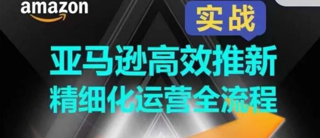 亚马逊高效推新精细化运营全流程，全方位、快速拉升产品排名和销量!-新星起源