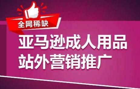 全网稀缺！亚马逊成人用品站外营销推广，​教你引爆站外流量，开启爆单模式-新星起源