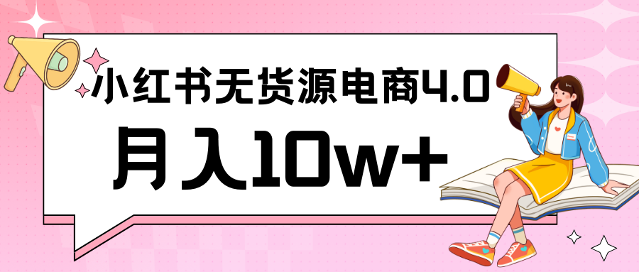 小红书新电商实战 无货源实操从0到1月入10w+ 联合抖音放大收益-新星起源