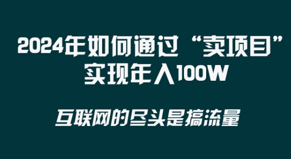 2024年 做项目不如‘卖项目’更快更直接！年入100万-新星起源