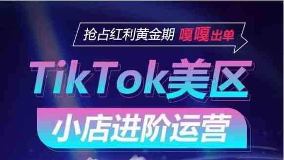 TikTok Shop美区小店进阶运营，快速掌握各流量渠道玩法，抢占红利黄金期，嘎嘎出单-新星起源