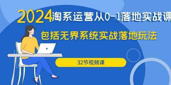 2024淘系运营从0-1落地实战课：包括无界系统实战落地玩法（32节）-新星起源