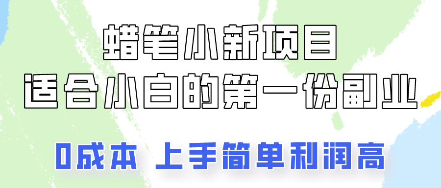 蜡笔小新项目拆解，0投入，0成本，小白一个月也能多赚3000+-新星起源