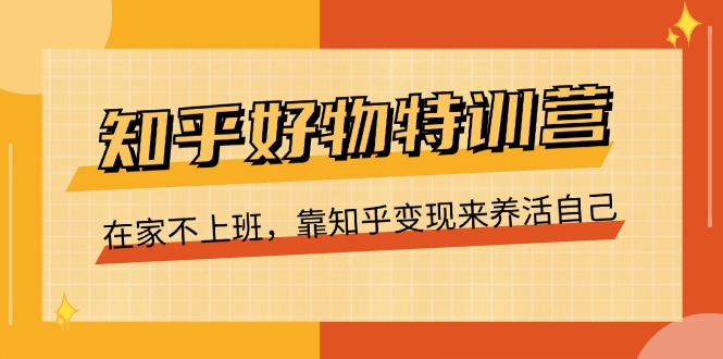 知乎好物特训营，在家不上班，靠知乎变现来养活自己（16节）-新星起源