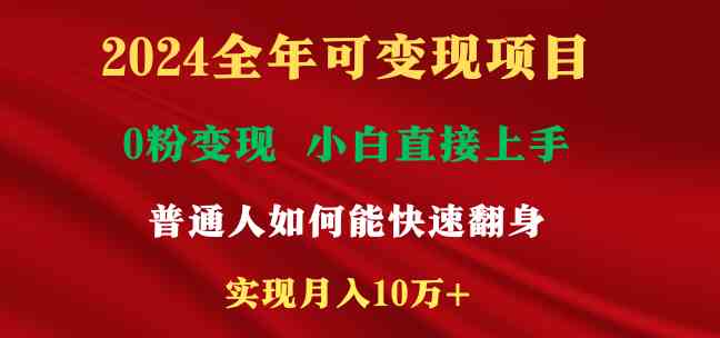 （9045期）2024全年可变现项目，一天收益至少2000+，小白上手快，普通人就要利用互…-新星起源