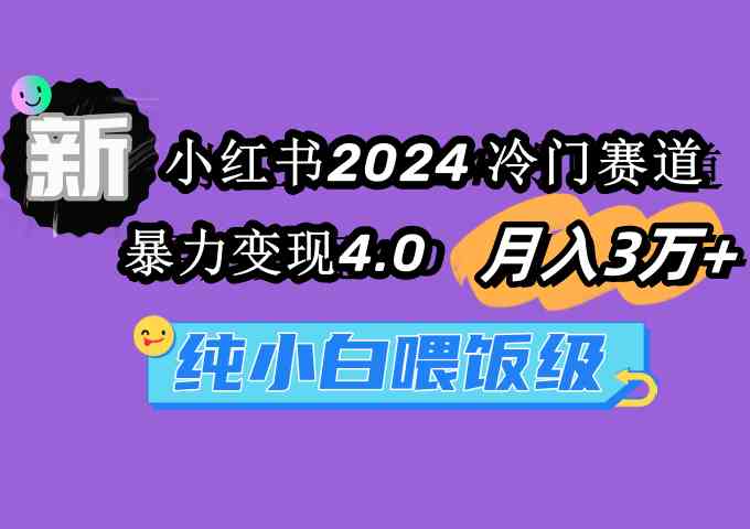 （9133期）小红书2024冷门赛道 月入3万+ 暴力变现4.0 纯小白喂饭级-新星起源