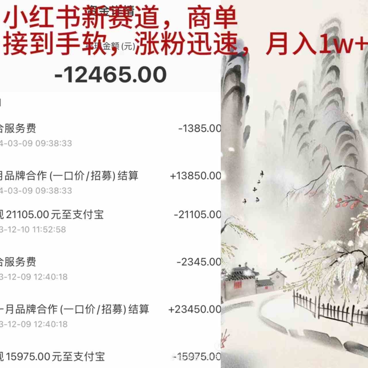 （9476期）小红书新赛道，商单接到手软，涨粉迅速，月入1w+-新星起源