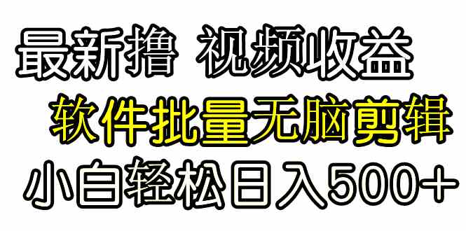 （9569期）发视频撸收益，软件无脑批量剪辑，第一天发第二天就有钱-新星起源