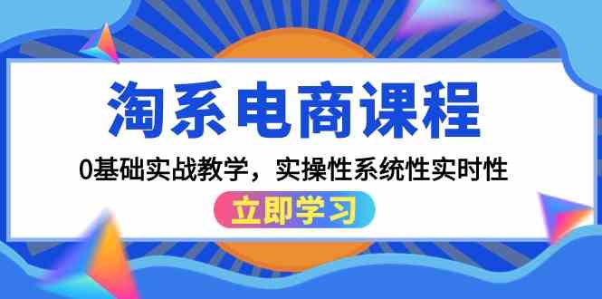 （9704期）淘系电商课程，0基础实战教学，实操性系统性实时性（15节课）-新星起源